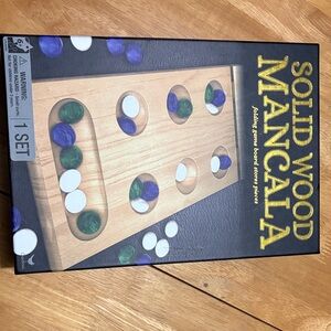 Solid Wood Mancala Game Set